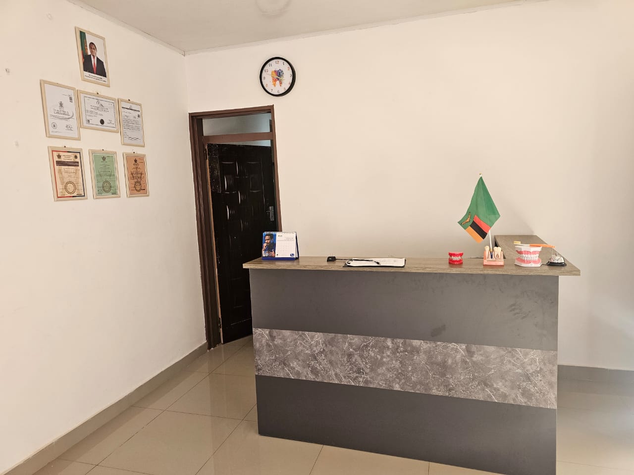 Waiting area at Trend Dental Clinic