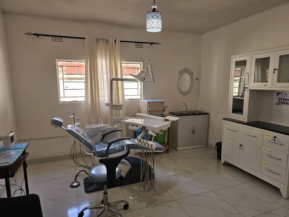 Bright treatment room with natural light